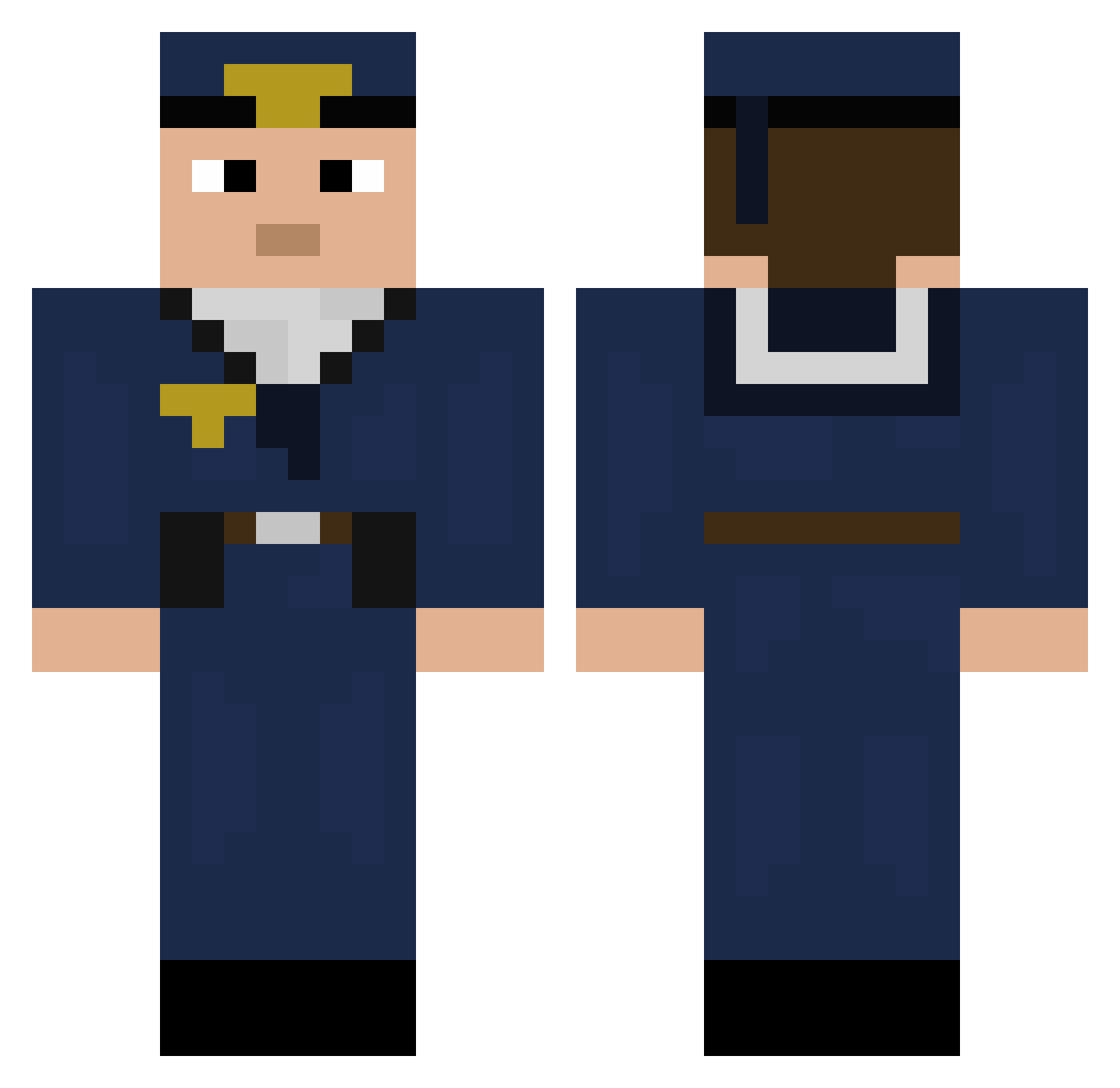 lordczolgin07 Minecraft skin, front and back view