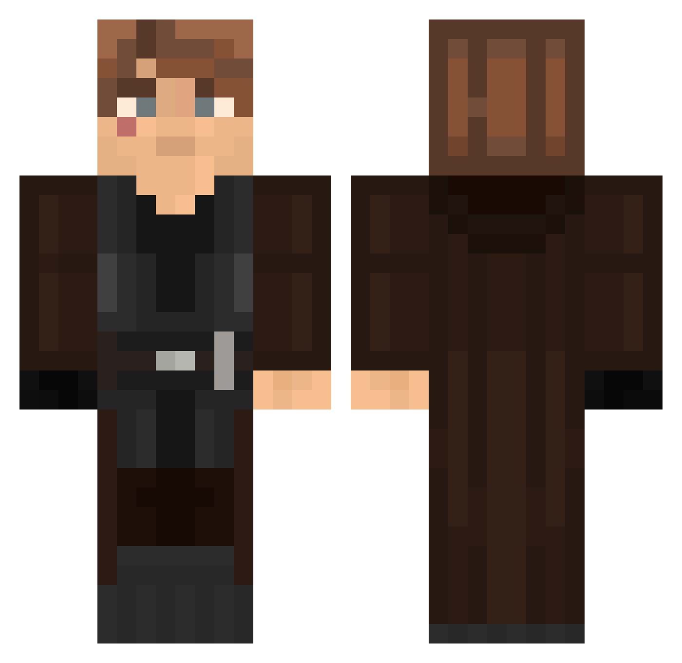 _Kest Minecraft skin, front and back view