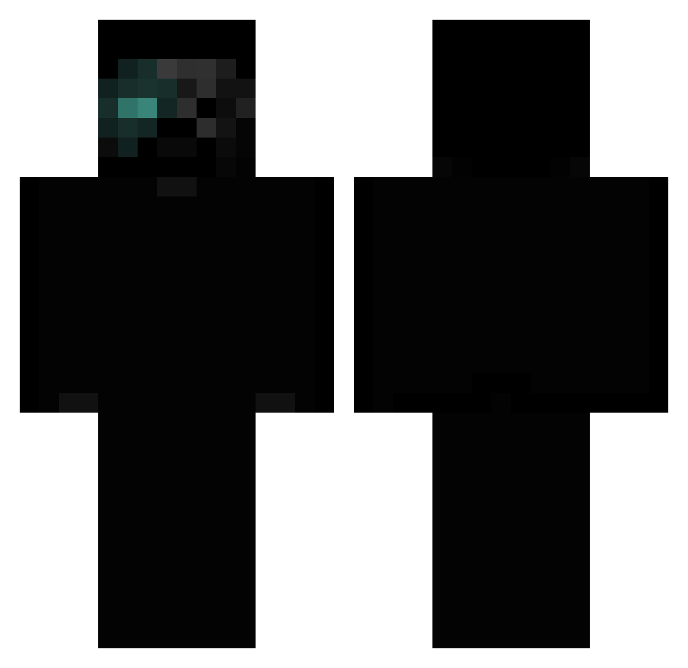 KrazaczekQ Minecraft skin, front and back view