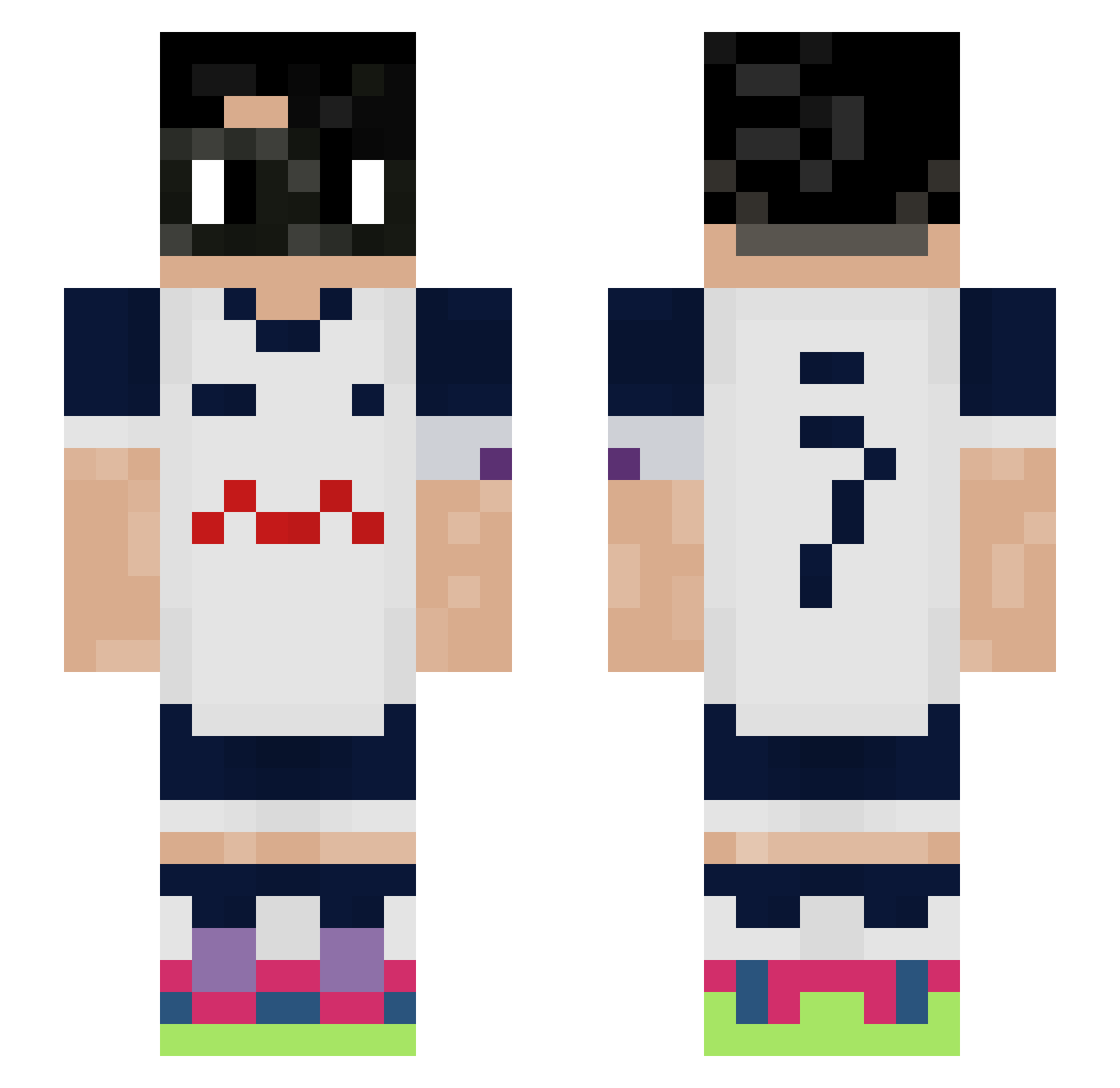 NeilTheProbo Minecraft skin, front and back view