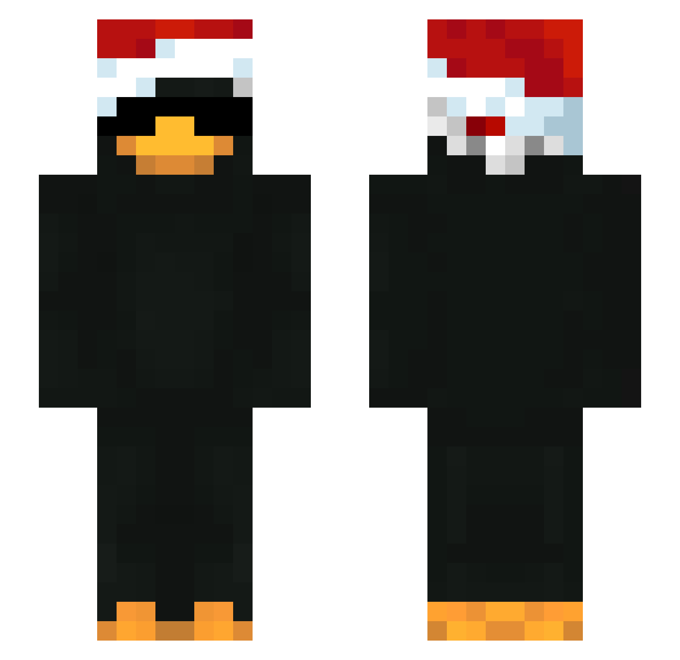 PhzinSoaresOFC Minecraft skin, front and back view