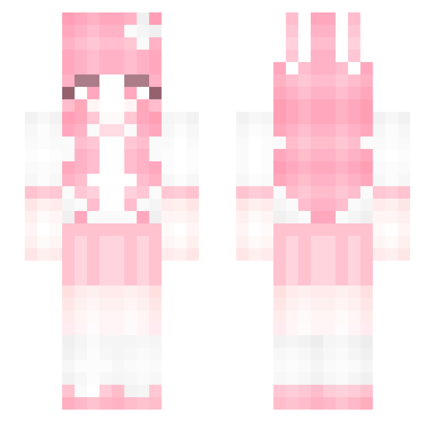 s07er Minecraft skin, front and back view
