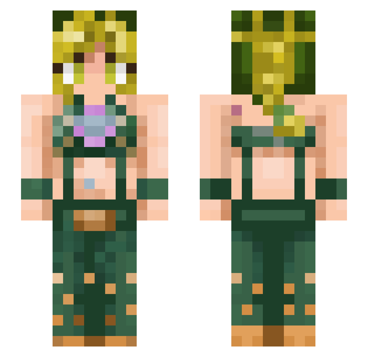 ianchingchong Minecraft skin, front and back view