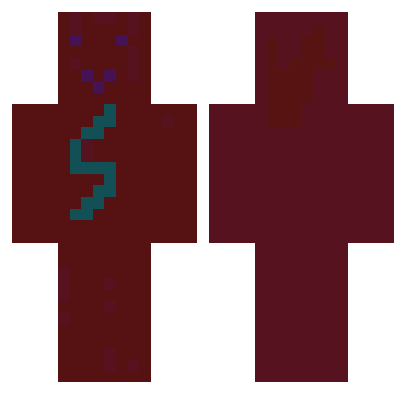 Szybki_ Minecraft skin, front and back view