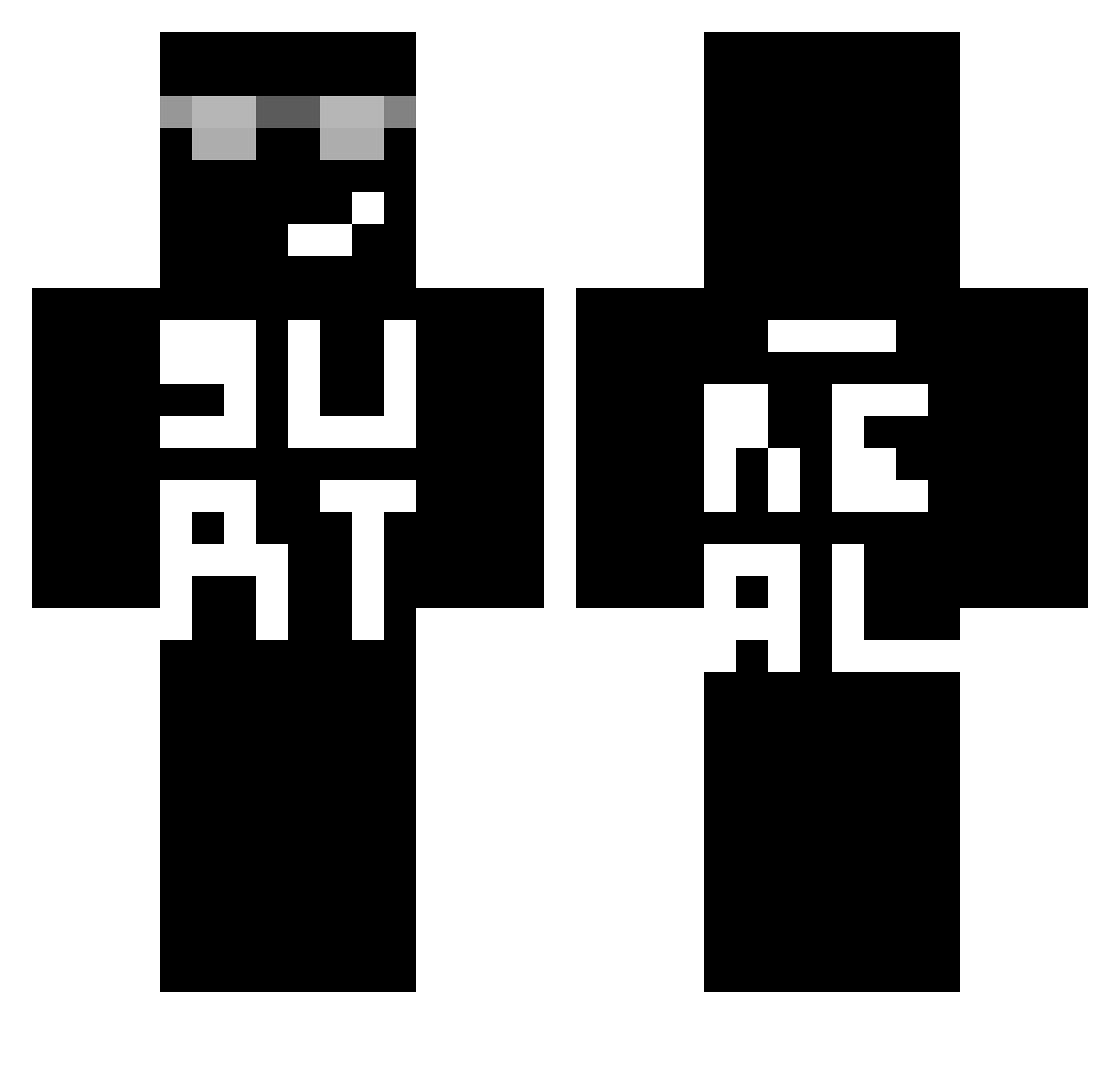 gurt_real Minecraft skin, front and back view