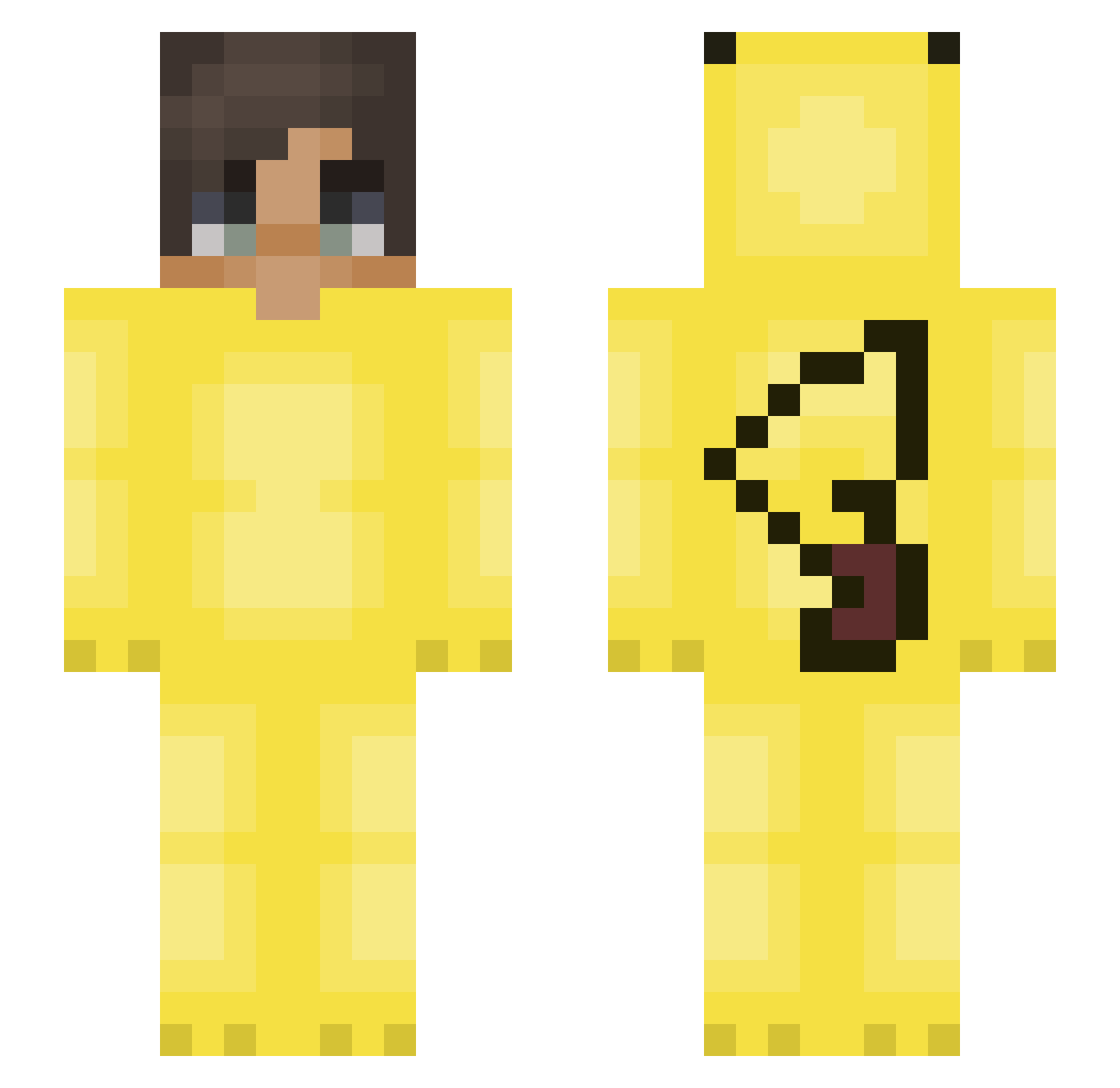 Timthetrainer Minecraft skin, front and back view