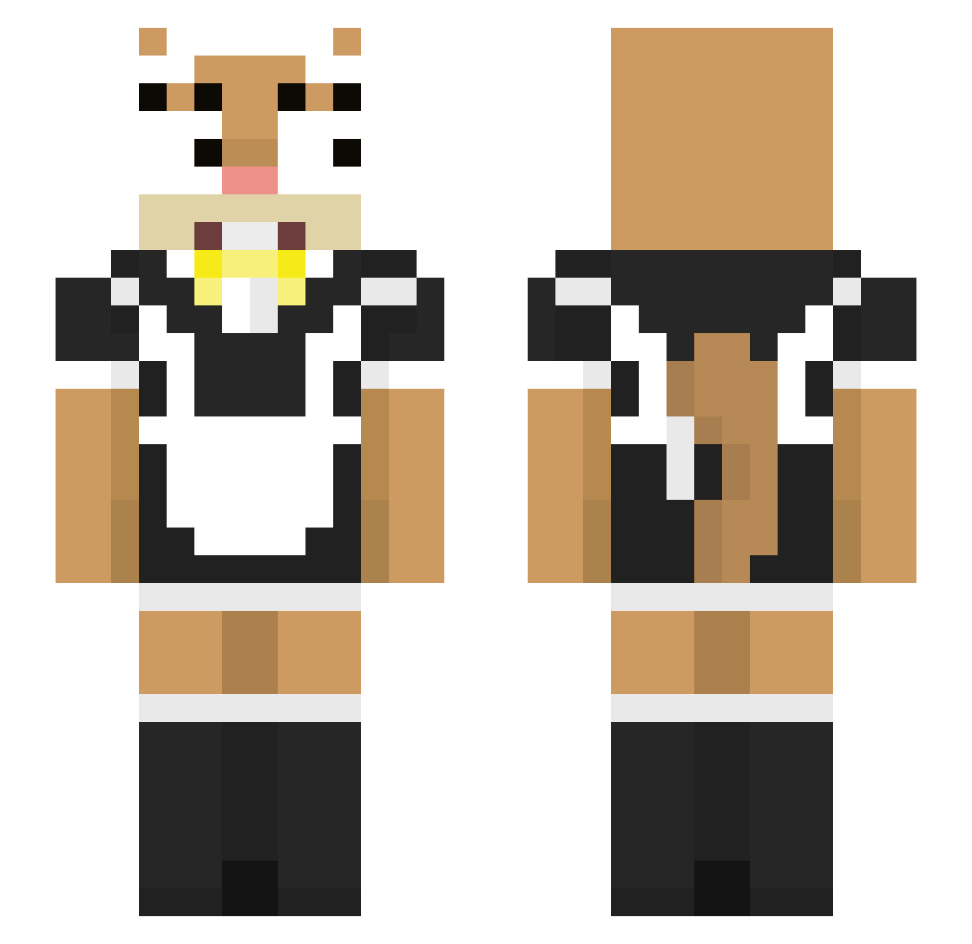 5hrekLover420 Minecraft skin, front and back view