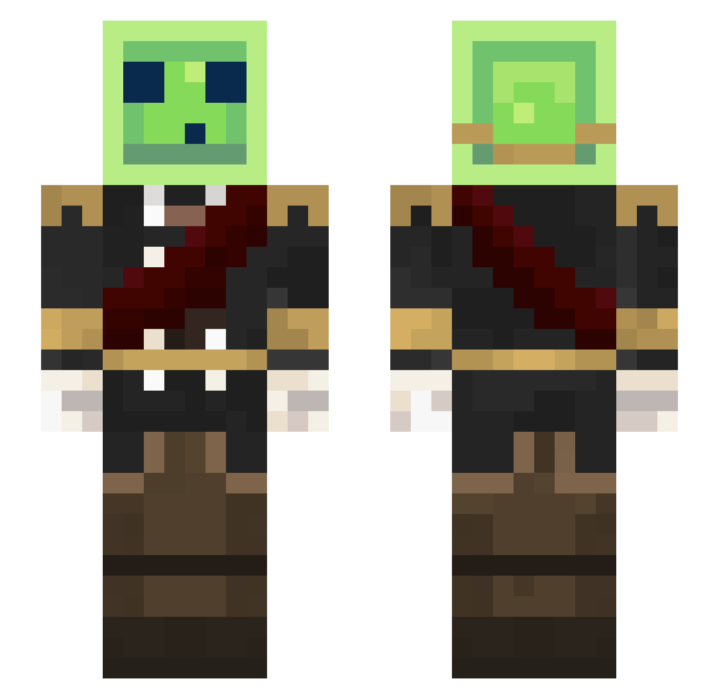 Baas_B_ Minecraft skin, front and back view