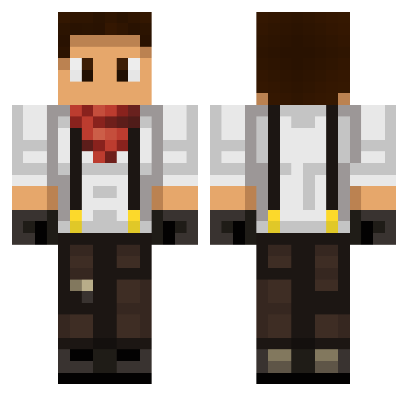 PabloInkasso Minecraft skin, front and back view