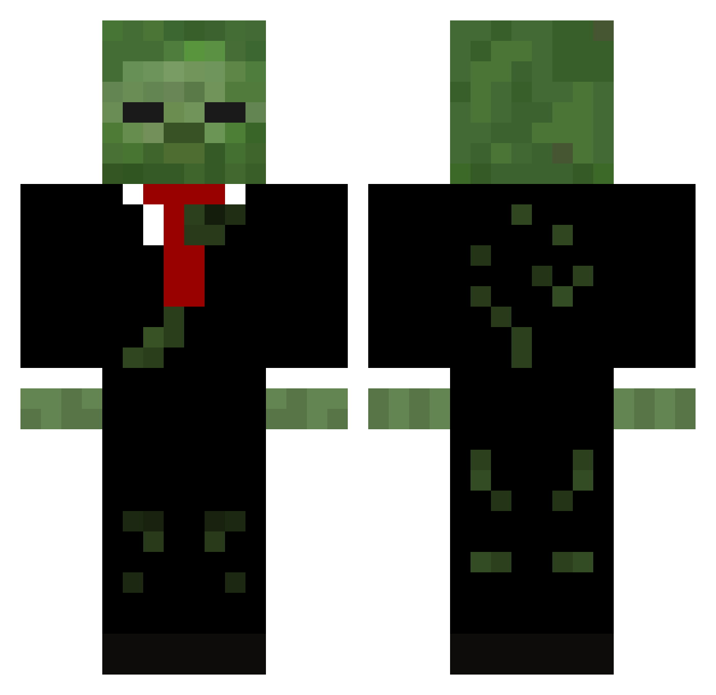 The_Daggy_ Minecraft skin, front and back view