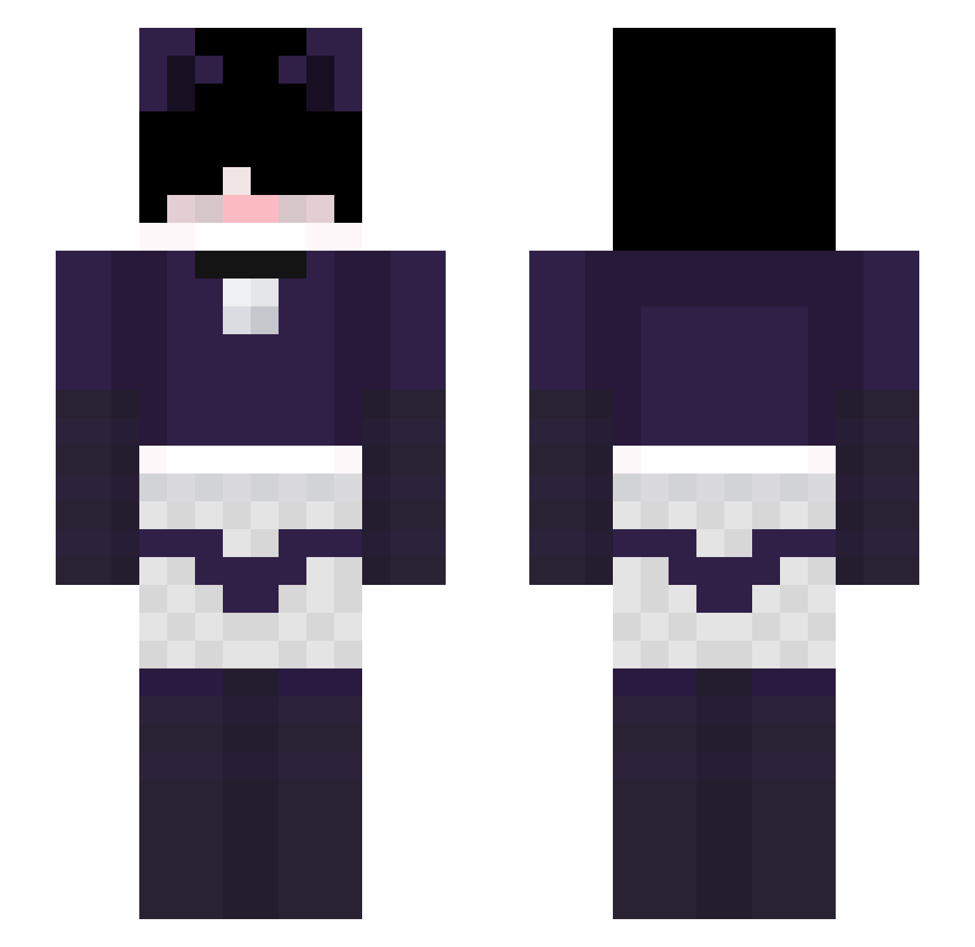 nicolascr03 Minecraft skin, front and back view