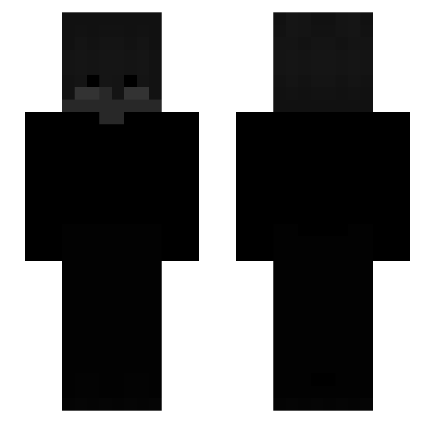 storm_bdo Minecraft skin, front and back view