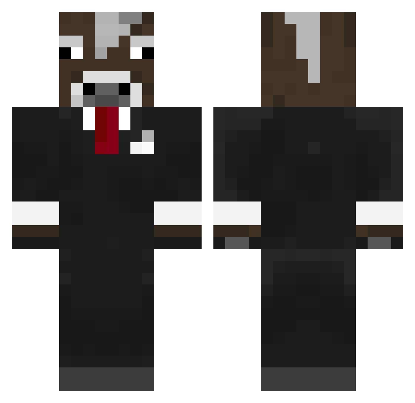 hyunjin1123 Minecraft skin, front and back view