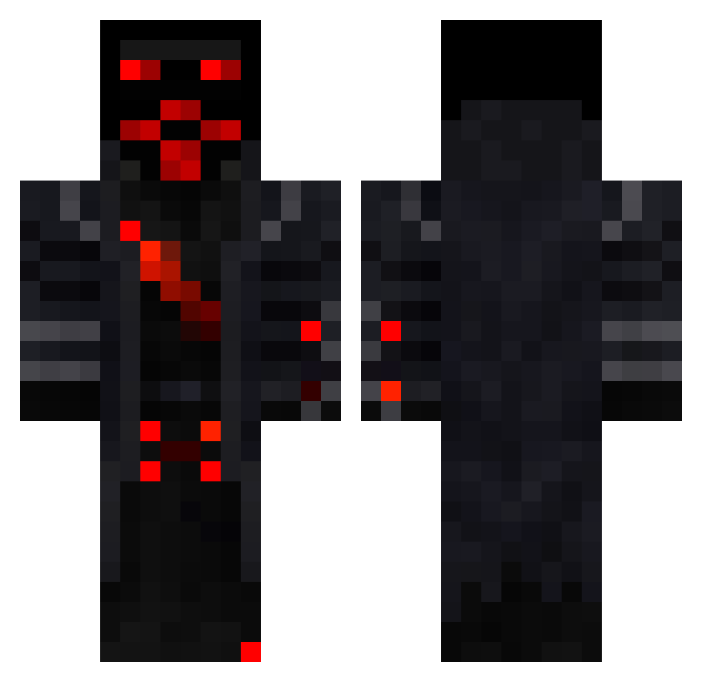 israeli123 Minecraft skin, front and back view
