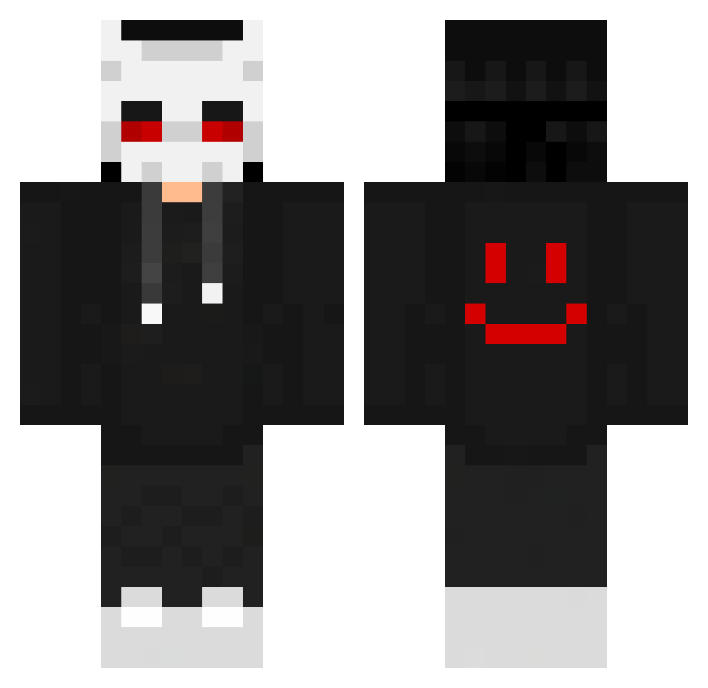 ScorpionGame935 Minecraft skin, front and back view