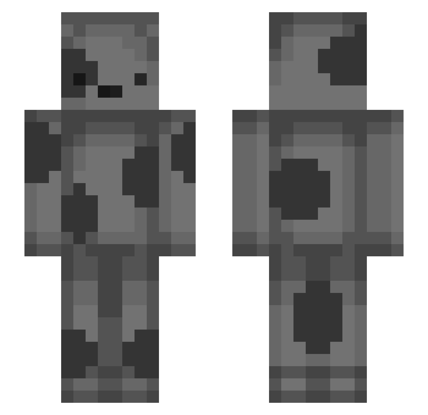 babarusi Minecraft skin, front and back view
