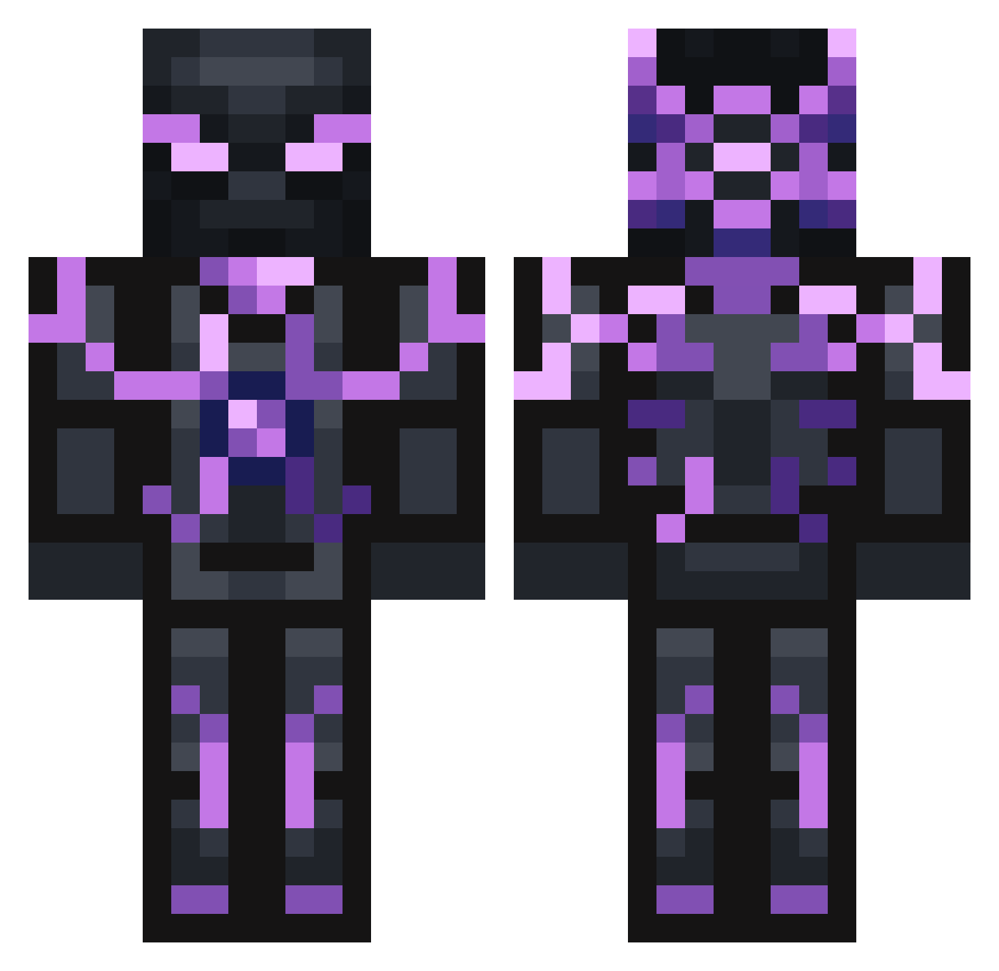 The_Unkn0wn Minecraft skin, front and back view