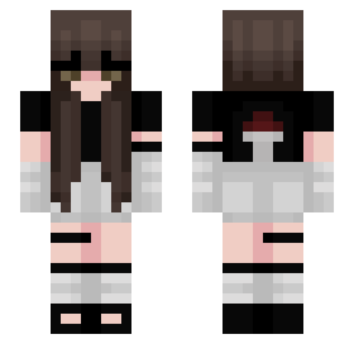 mkhi3_ Minecraft skin, front and back view