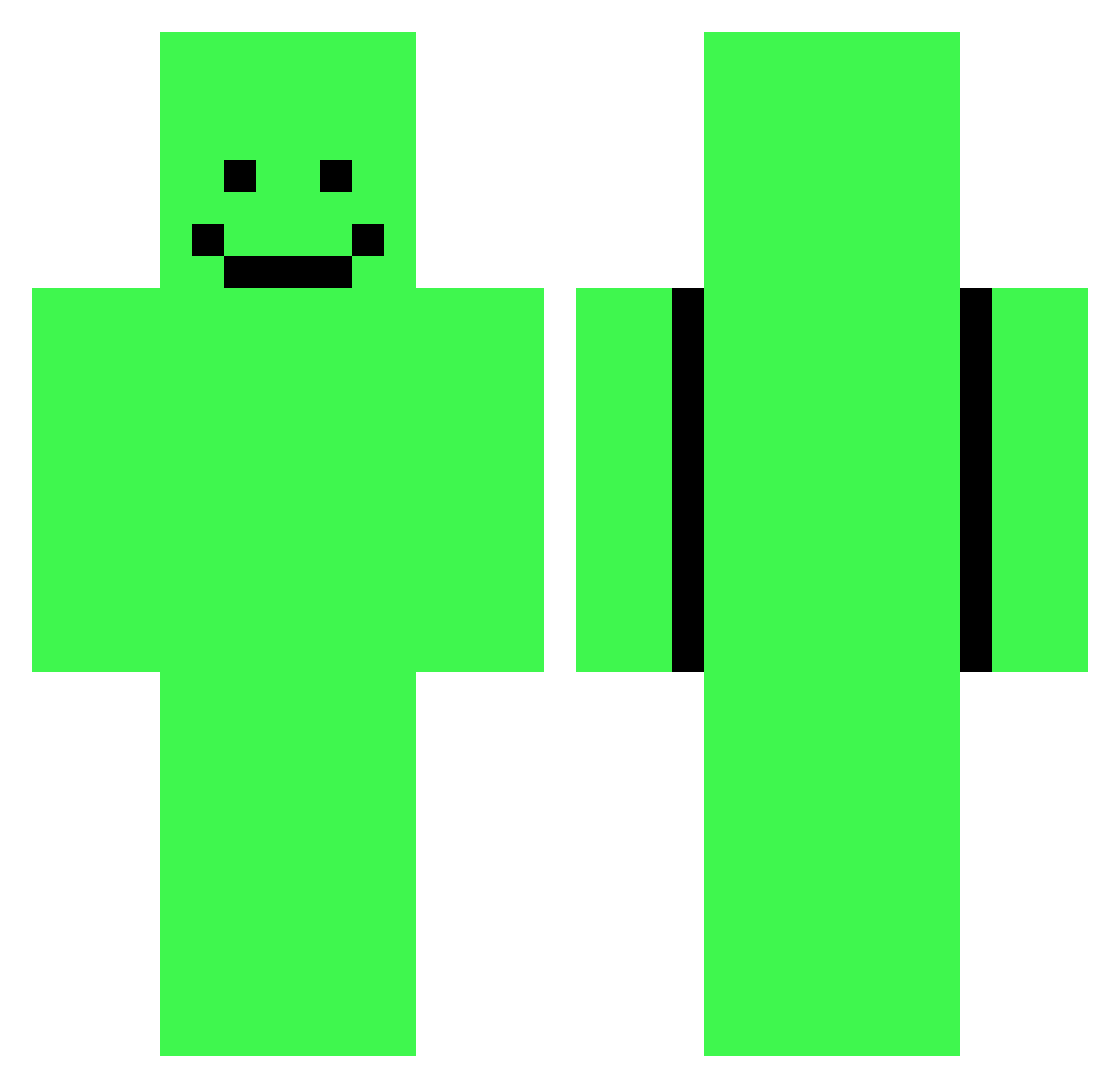 LastChance65432 Minecraft skin, front and back view