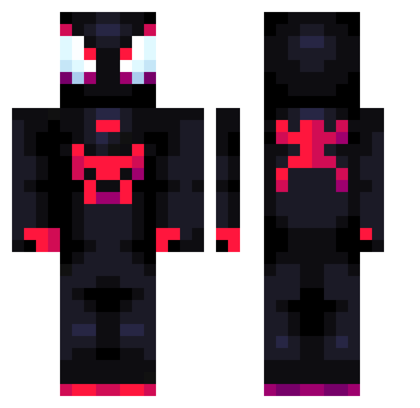 PabloEscobar6969 Minecraft skin, front and back view
