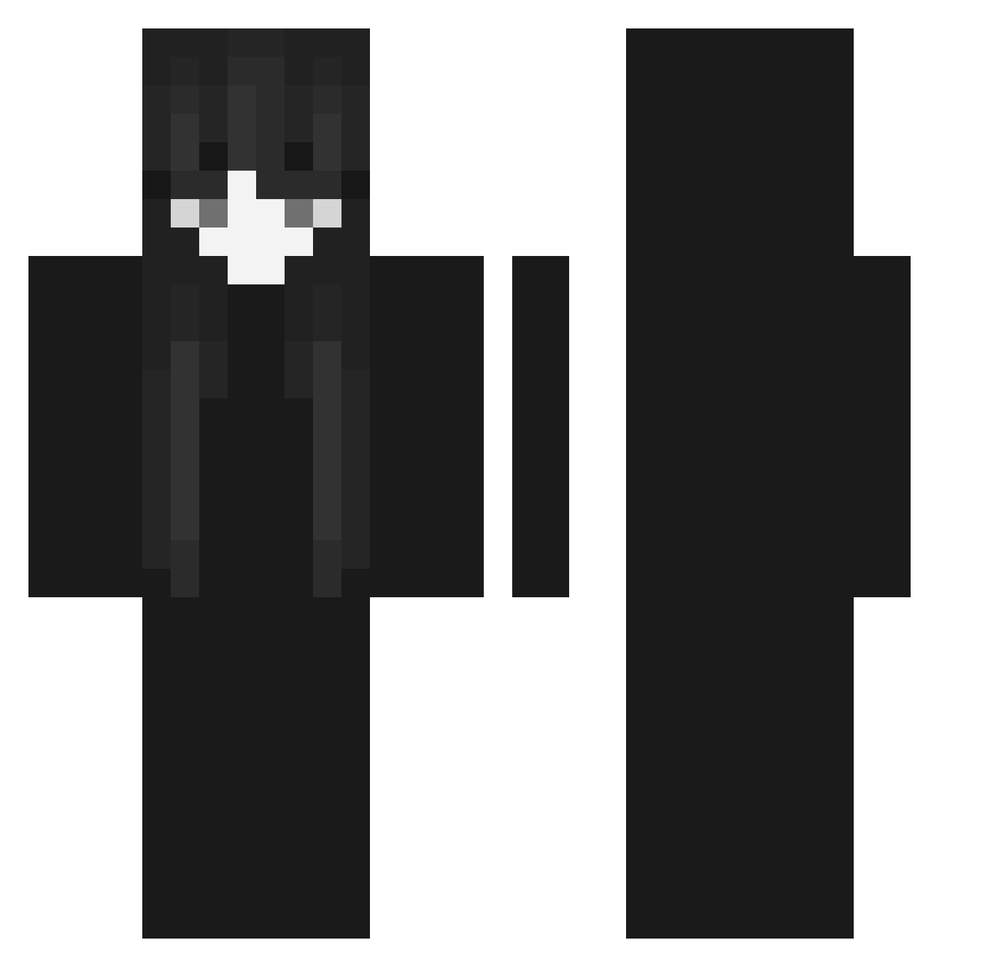 xStariix Minecraft skin, front and back view