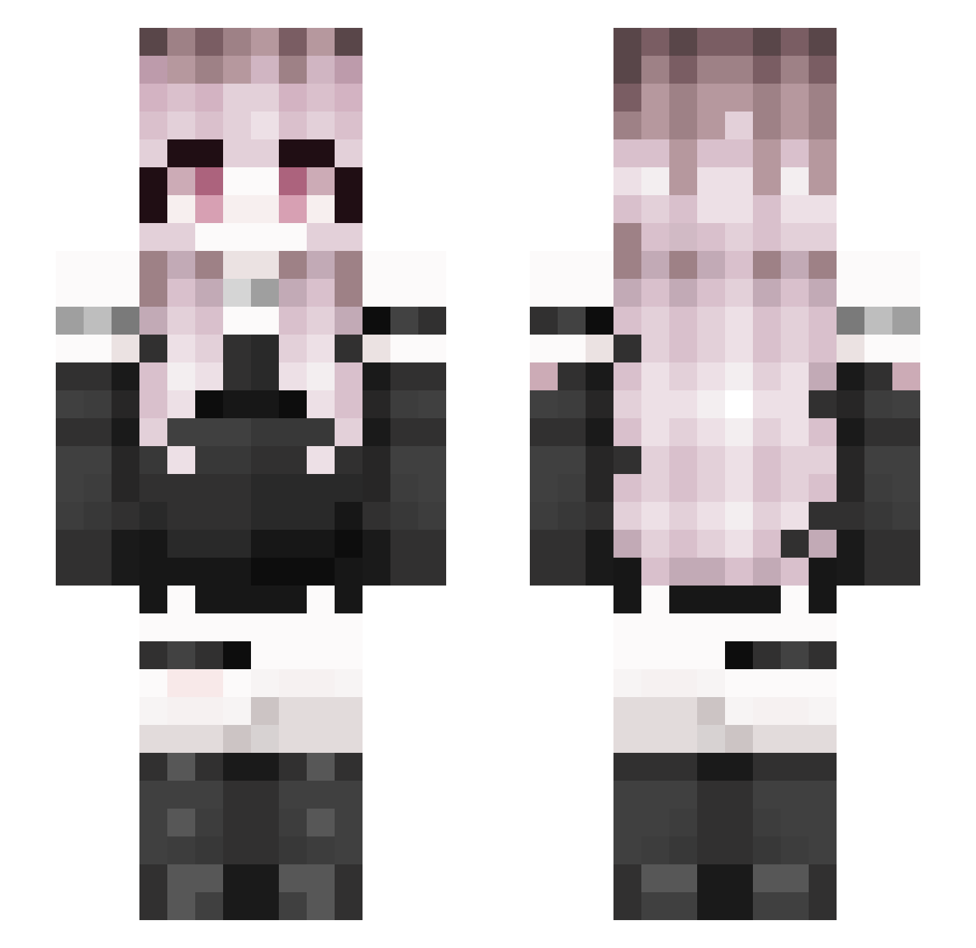 taylomr Minecraft skin, front and back view
