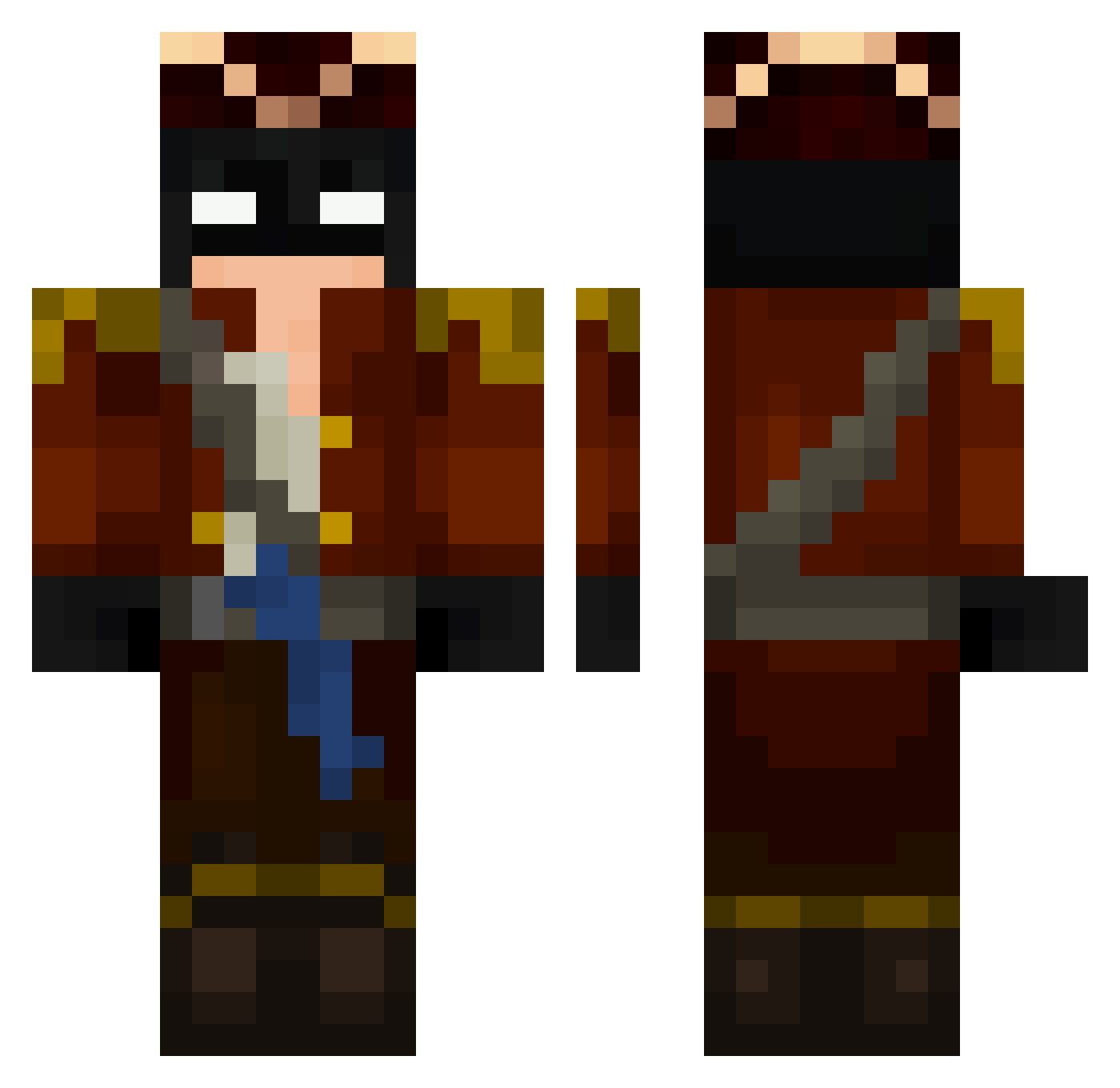 tic_tac1205 Minecraft skin, front and back view