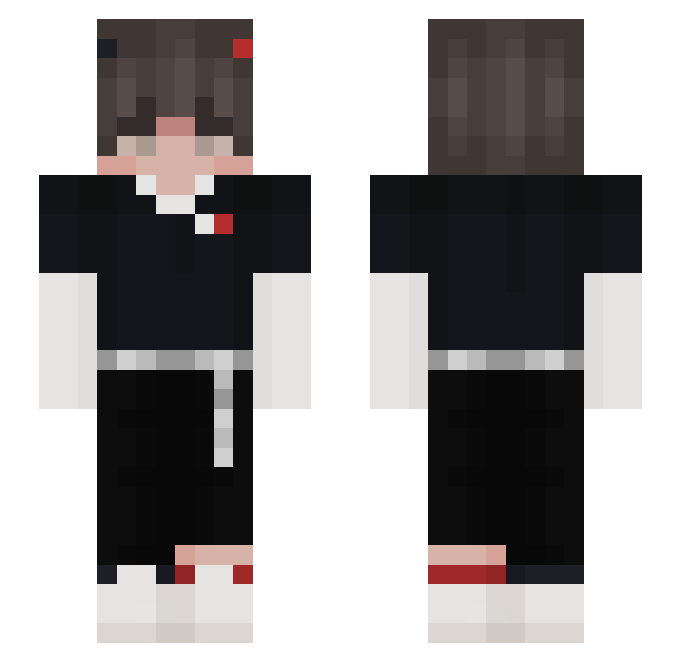 game_mode_1 Minecraft skin, front and back view