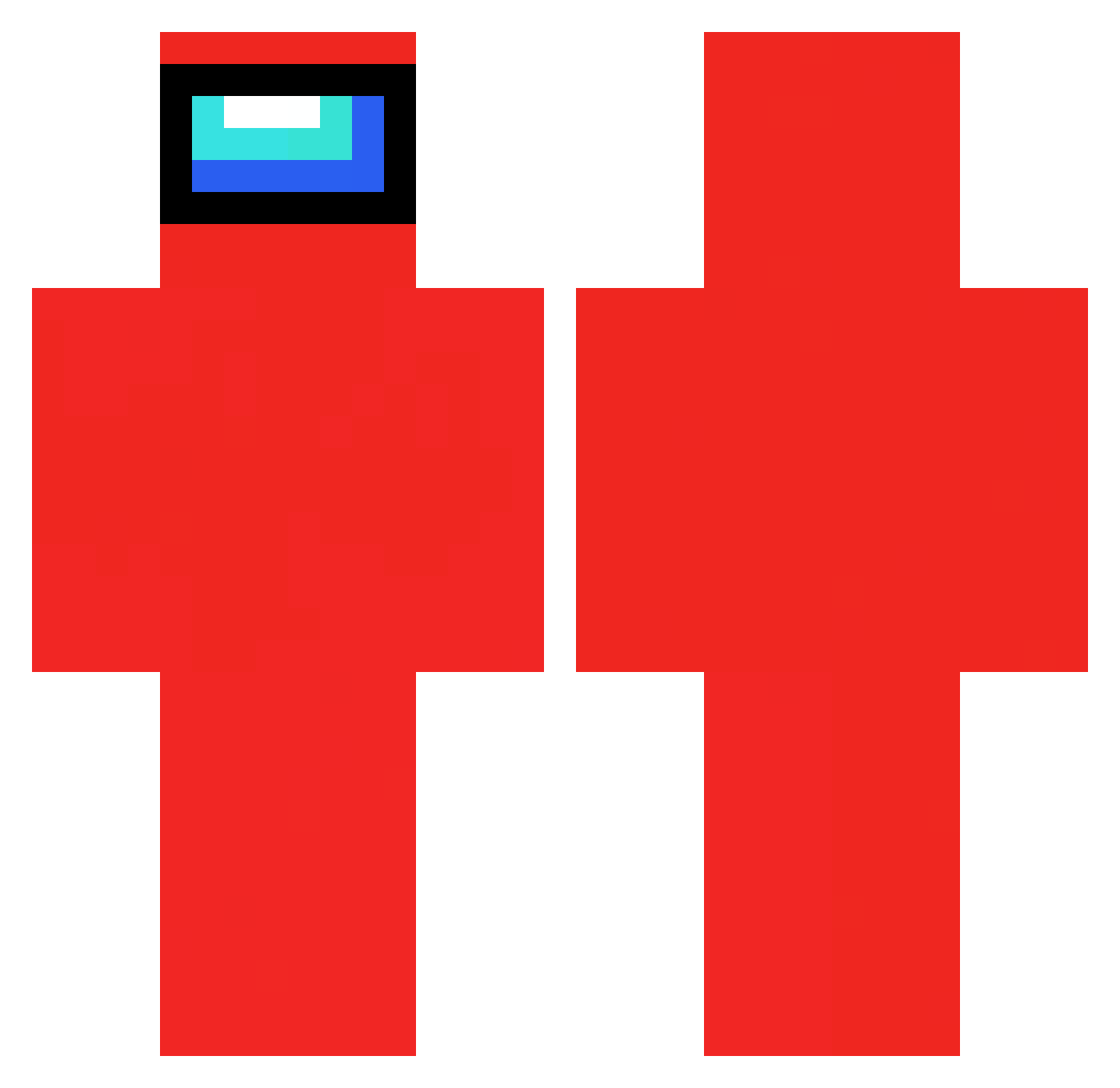 Southpark546 Minecraft skin, front and back view