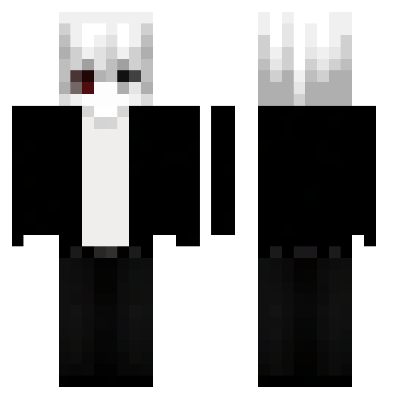 olczz7siek_ Minecraft skin, front and back view