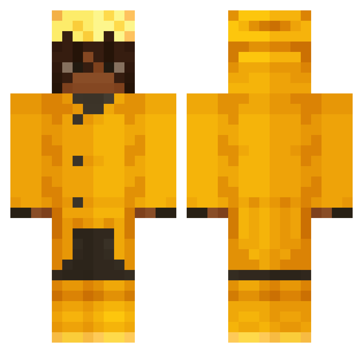TanklessChunk14 Minecraft skin, front and back view