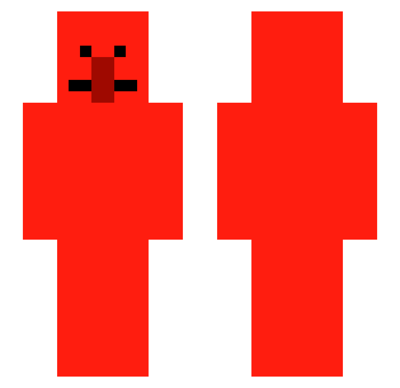 mahtavamies12 Minecraft skin, front and back view