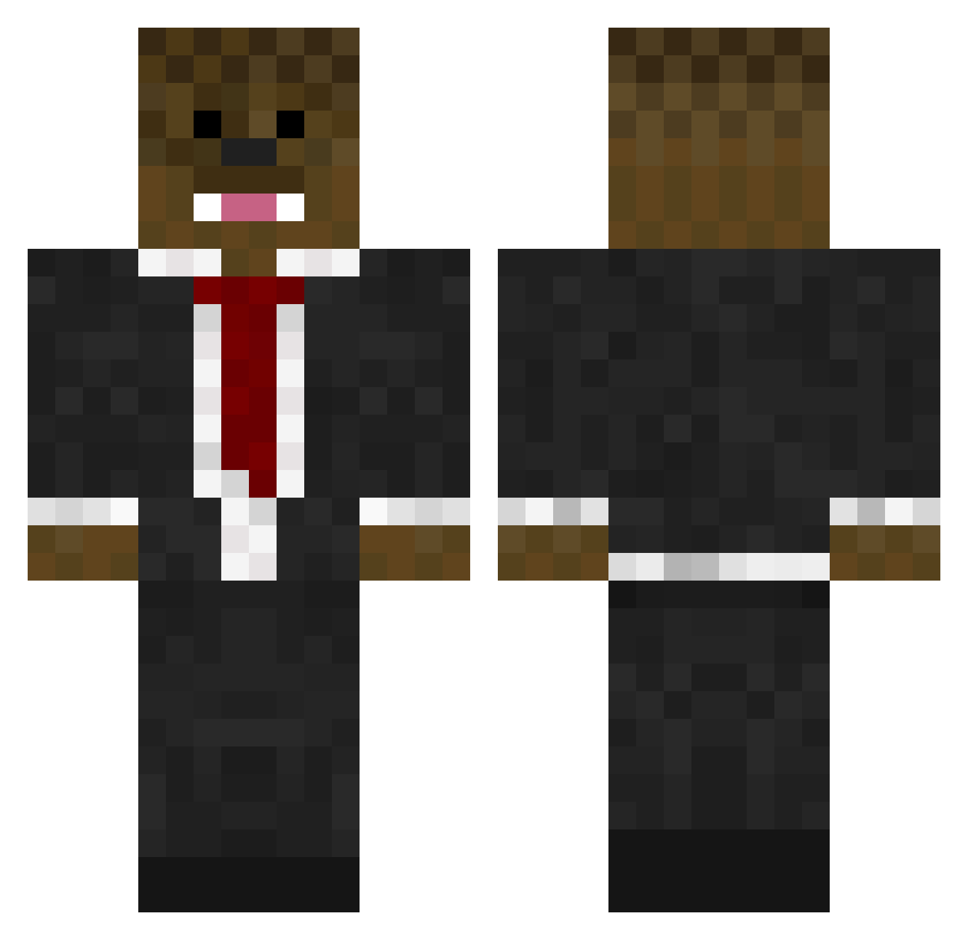 Cheng_Ming Minecraft skin, front and back view