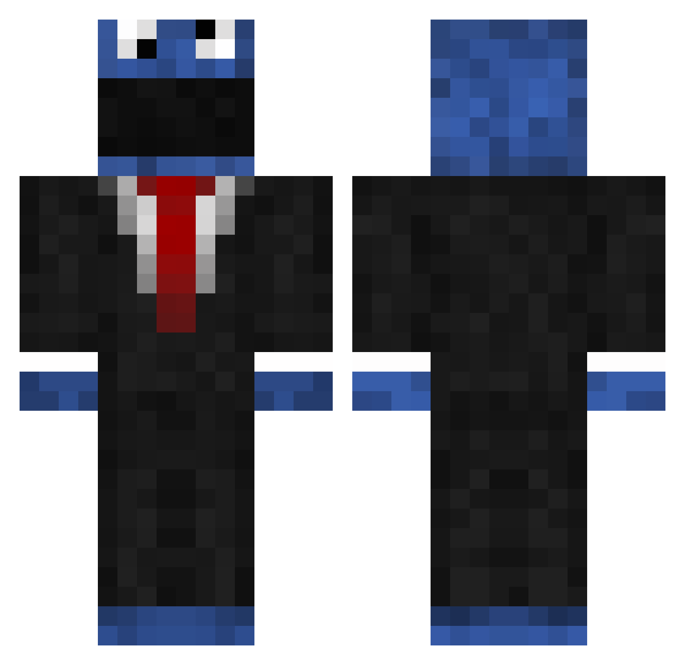 SprinkleSpray Minecraft skin, front and back view