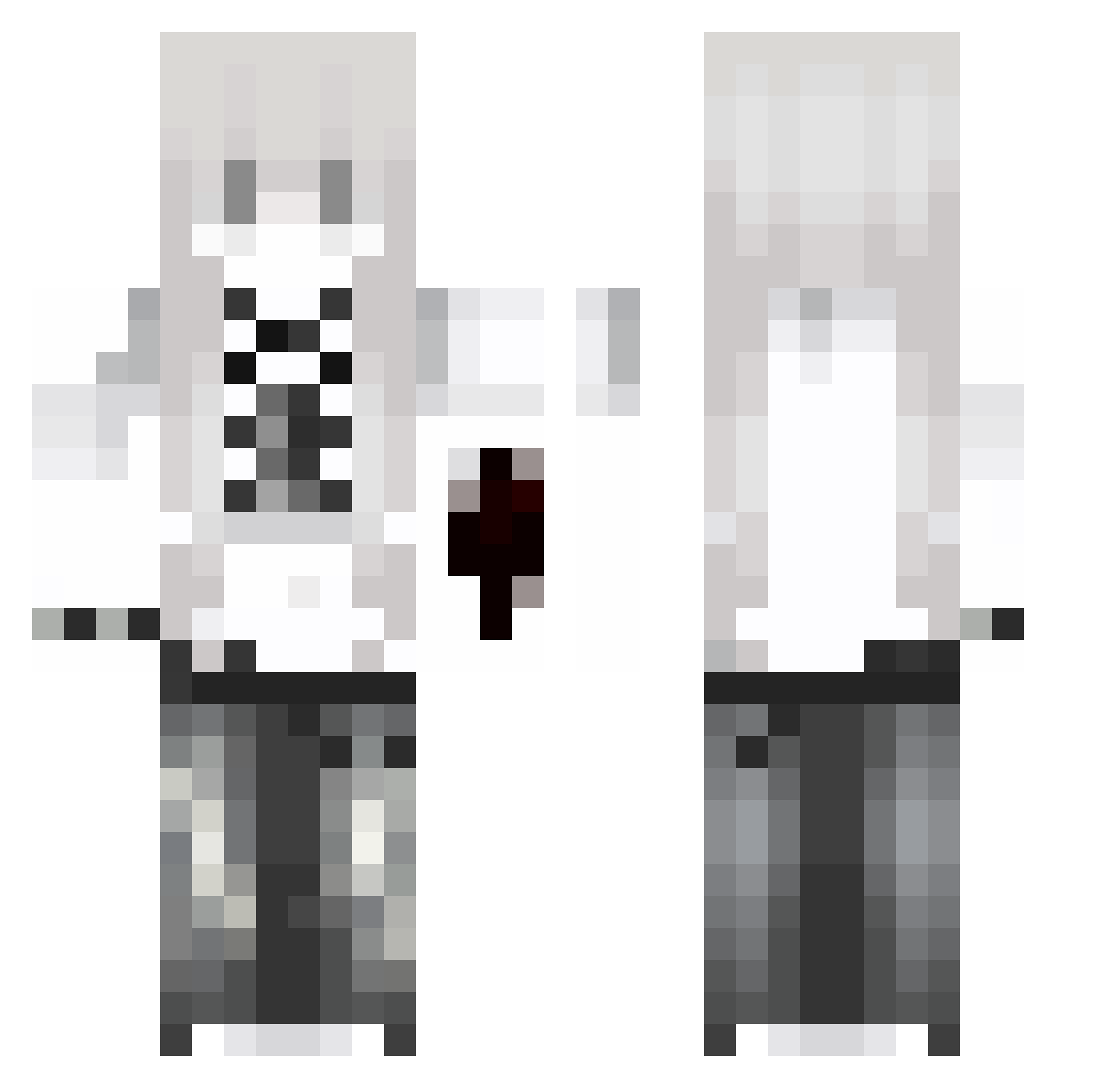star_7730 Minecraft skin, front and back view