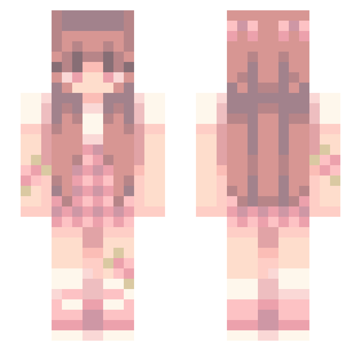 spacemanlefty Minecraft skin, front and back view