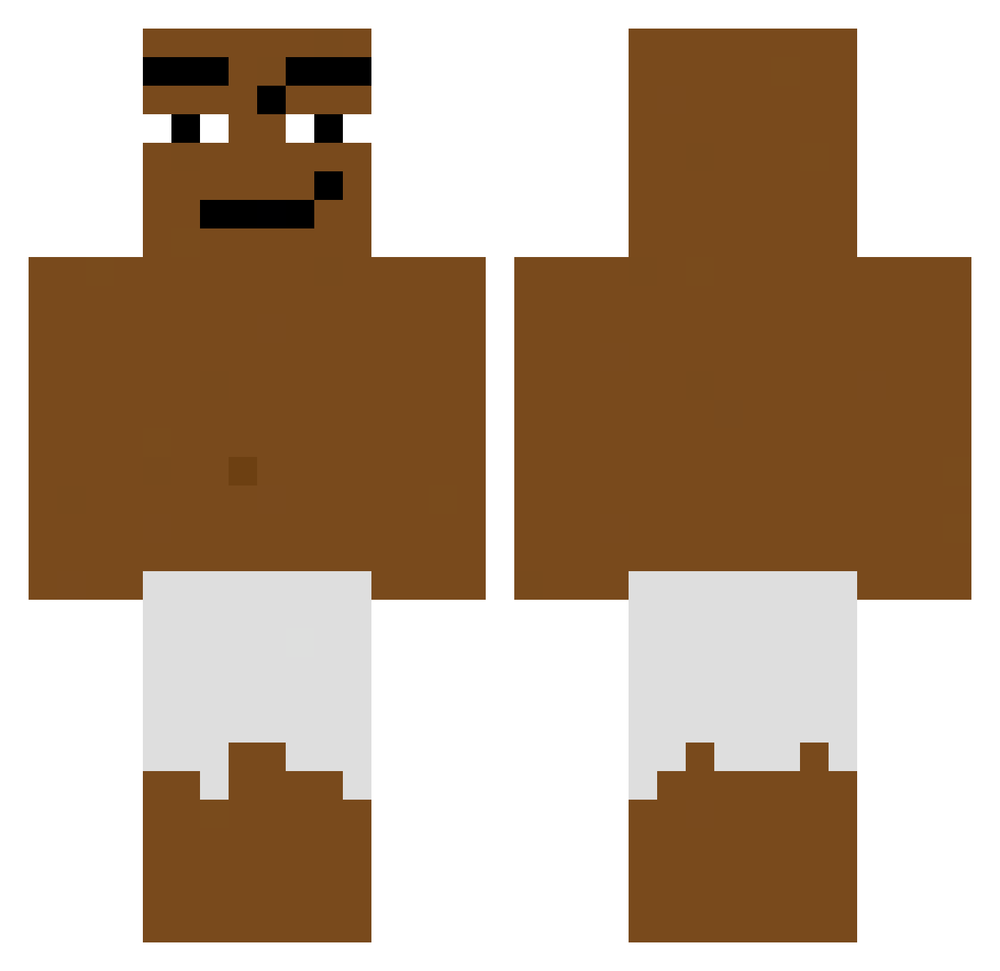 edinho_09 Minecraft skin, front and back view