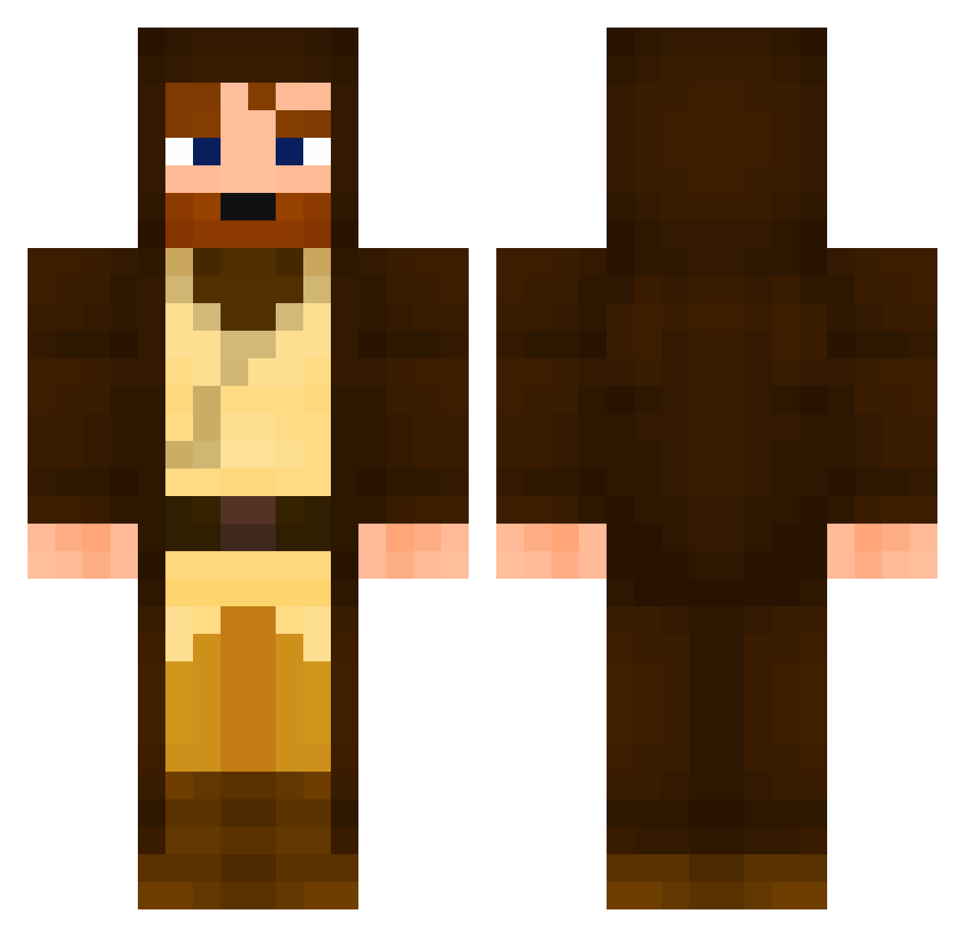 n_ms Minecraft skin, front and back view