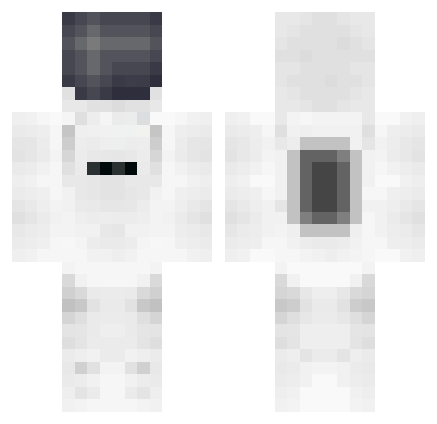ytxlv Minecraft skin, front and back view