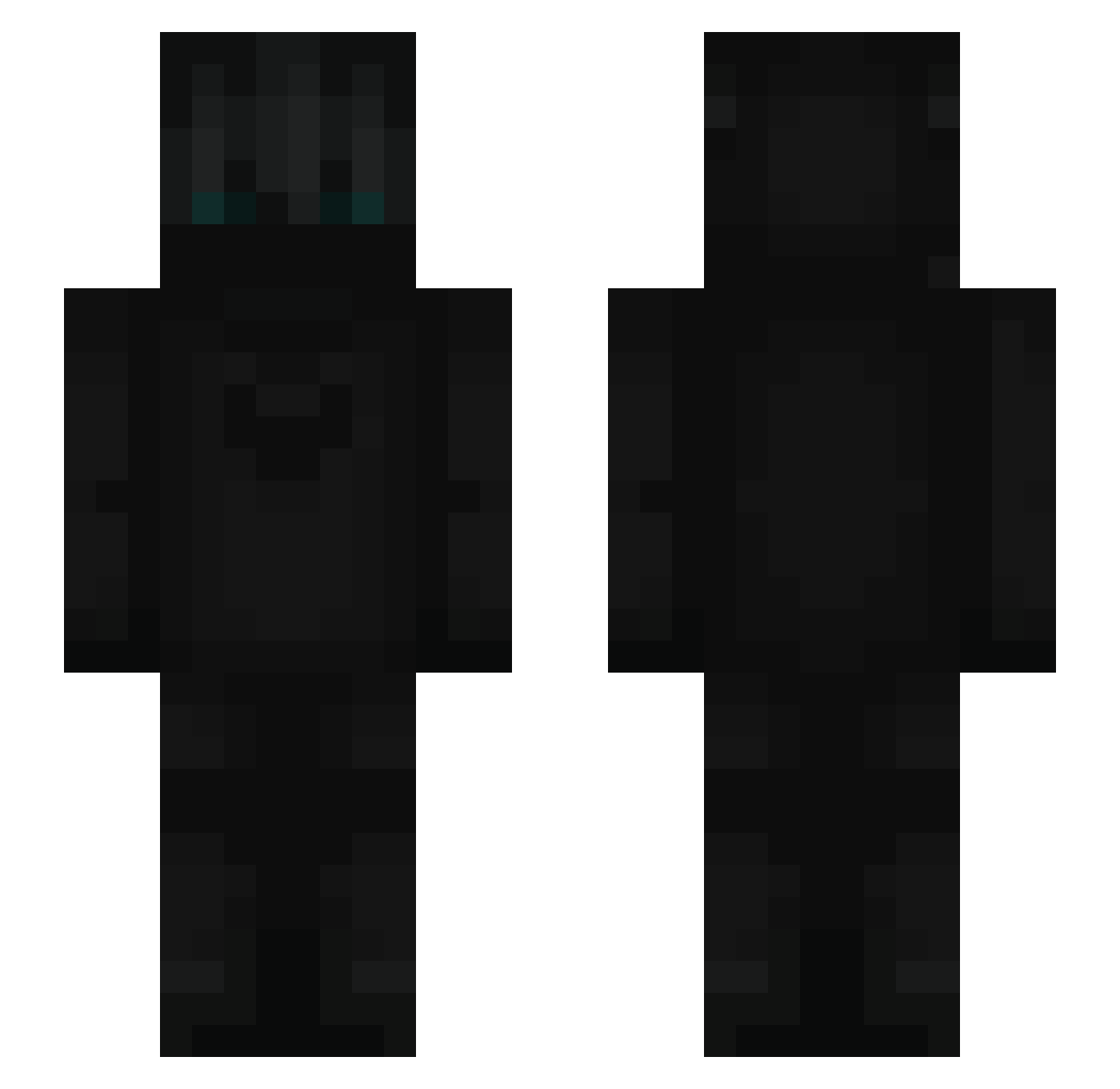_nurTill Minecraft skin, front and back view