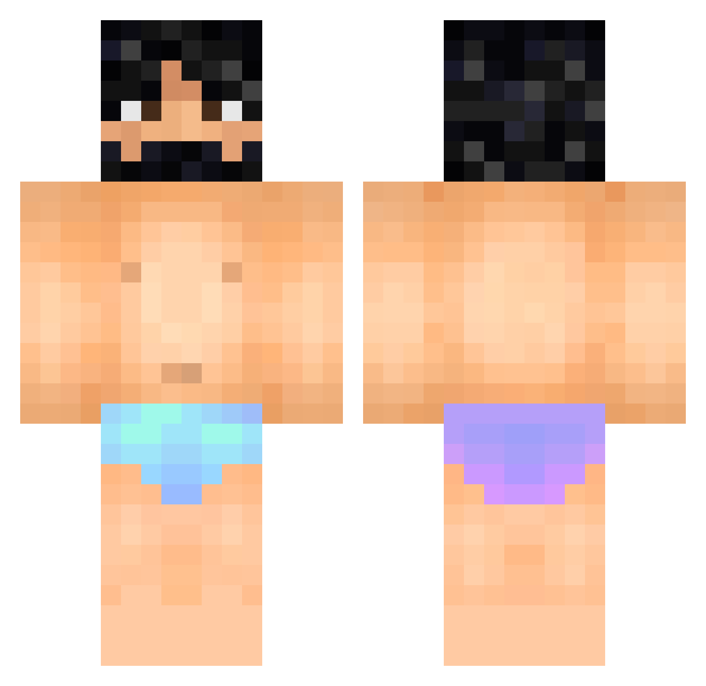adi_th Minecraft skin, front and back view