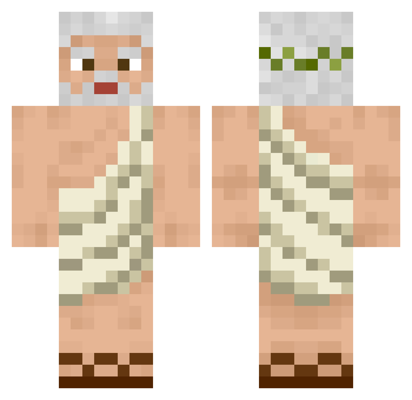 kunefesever_ Minecraft skin, front and back view