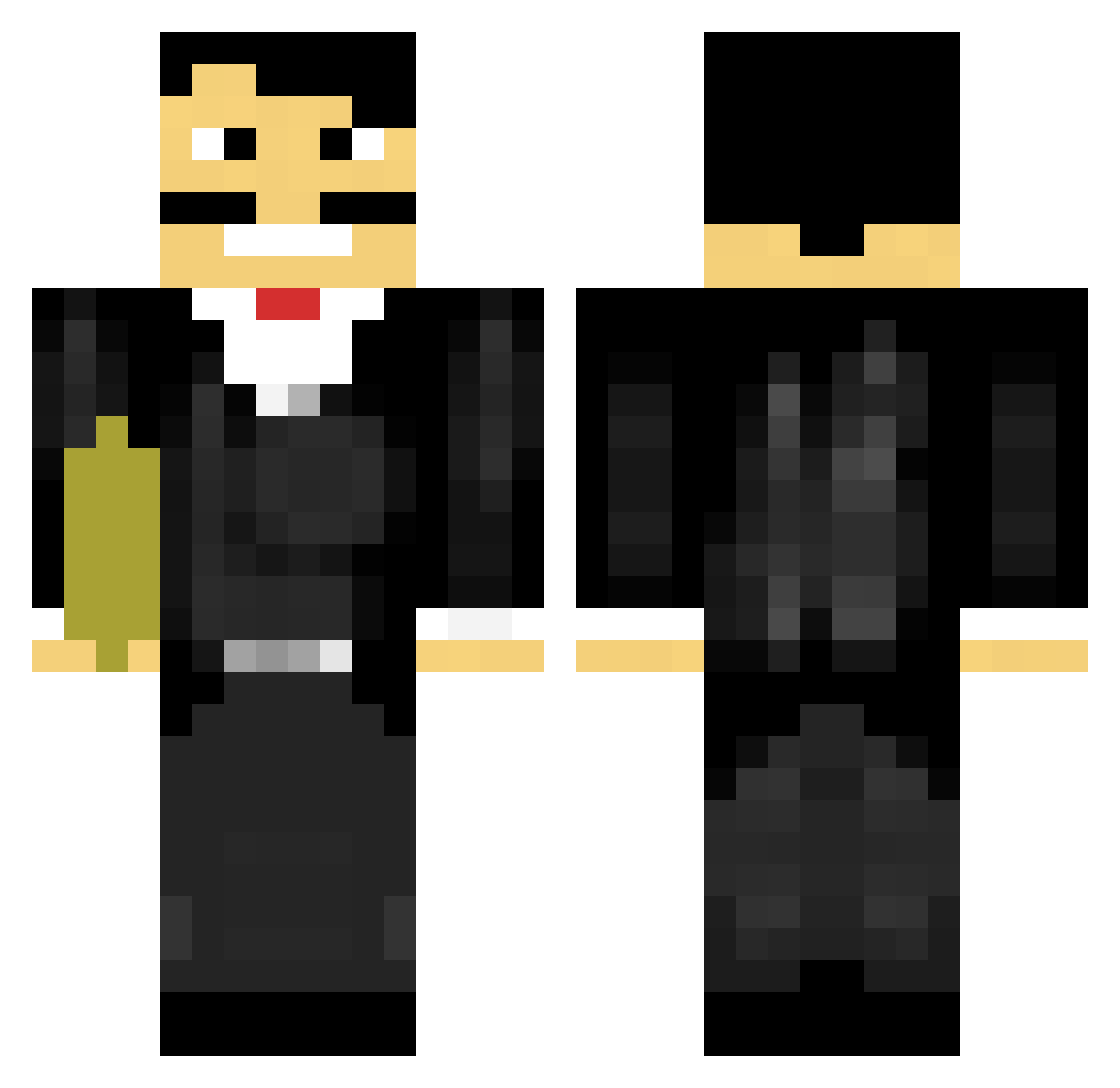 Snig_9982 Minecraft skin, front and back view