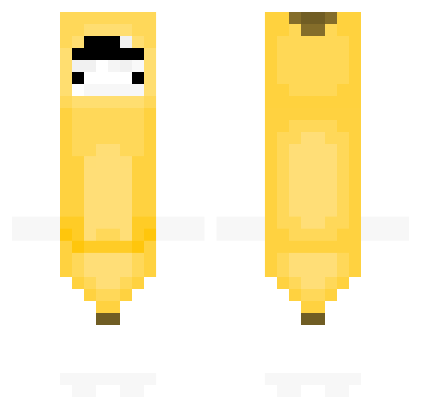 SrFriv Minecraft skin, front and back view