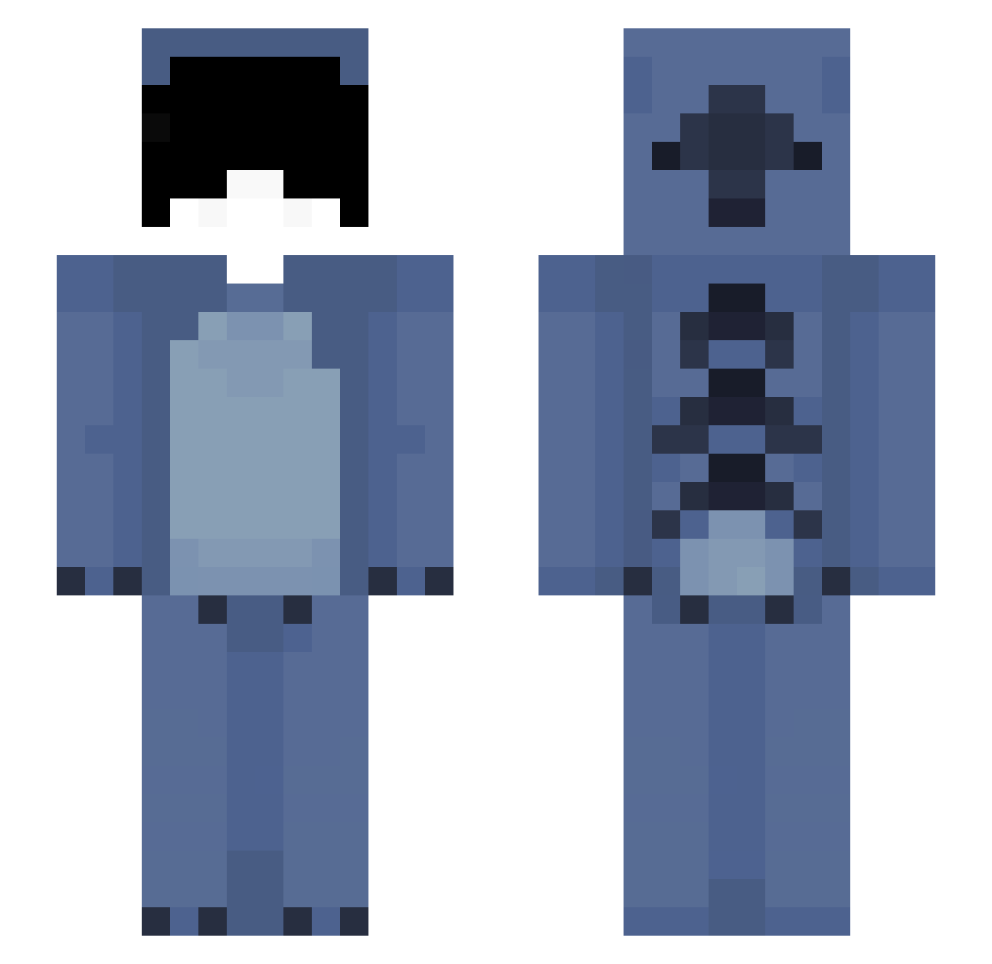 killer0o51 Minecraft skin, front and back view