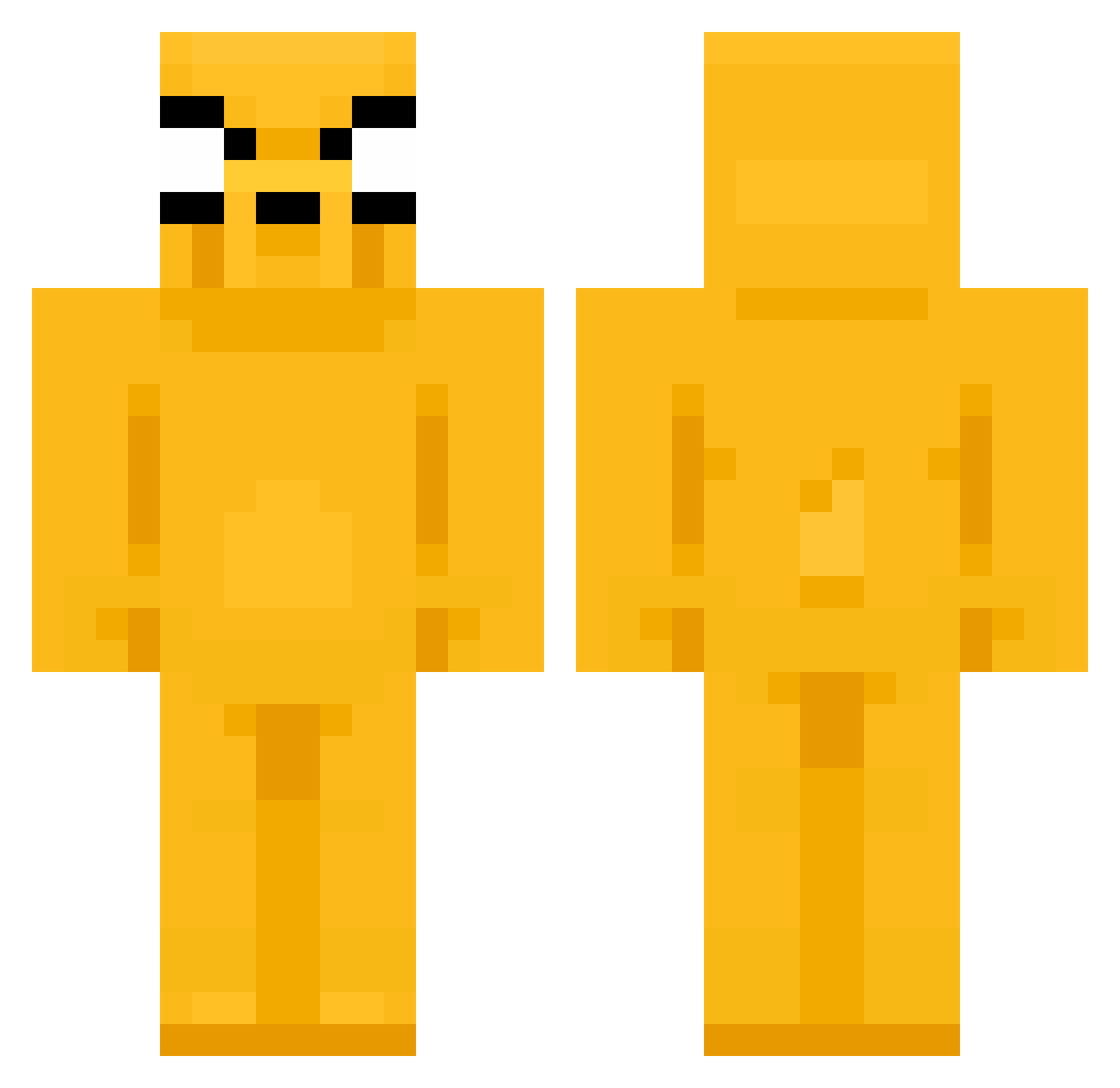 Frederik1243np Minecraft skin, front and back view