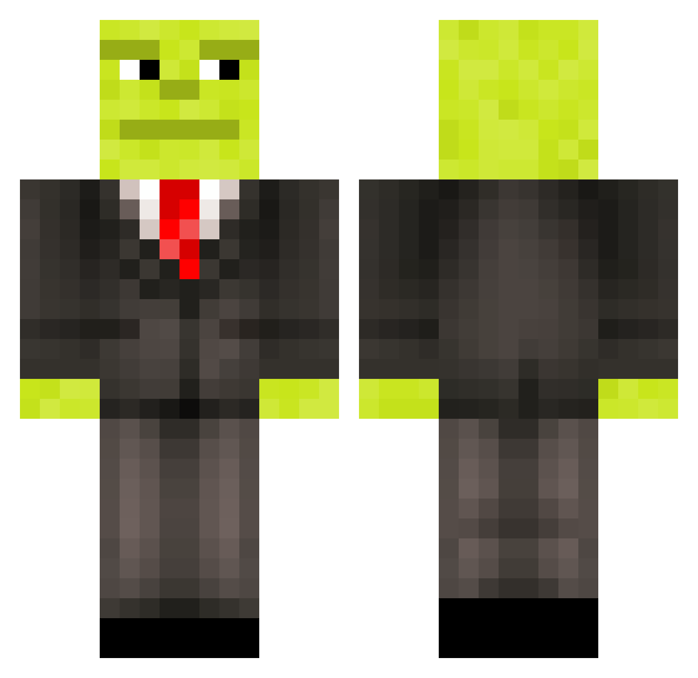 BrodyTheBoy01 Minecraft skin, front and back view