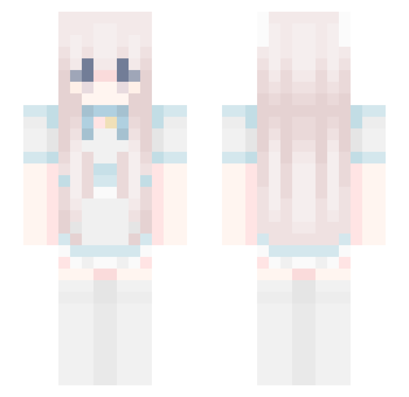 windoanggara Minecraft skin, front and back view