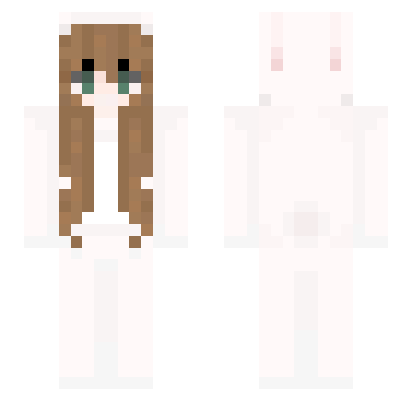 madzia44 Minecraft skin, front and back view