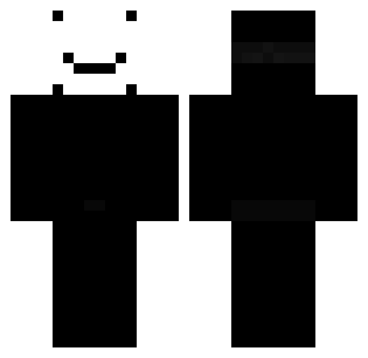 Gekoori_HD Minecraft skin, front and back view